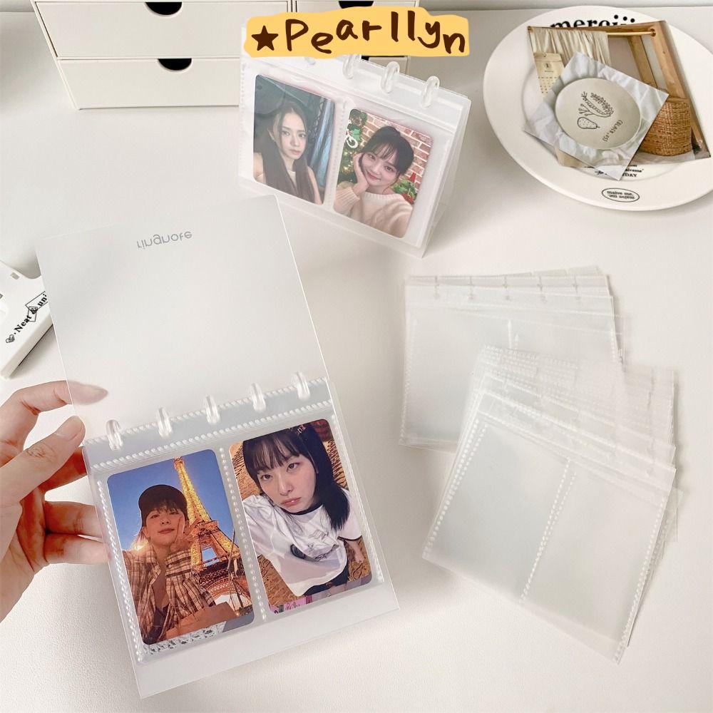 อัลบั้มรูป PEARLLYN, ที่ใส่โฟโต้การ์ดใบหลวมแนวตั้ง, แฟ้มเก็บการ์ดไอดอลใสรูเห็ด