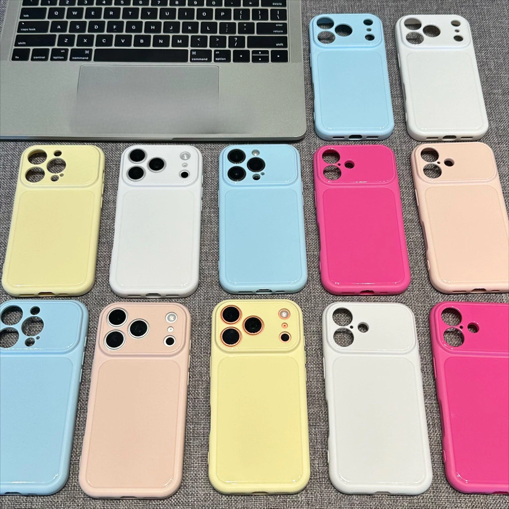 เคสกันกระแทก Candy Big Windows สำหรับ iPhone 11 12 13 14 15 16 17 Pro Max 14 15 16 Plus 16E 17E 17 Air