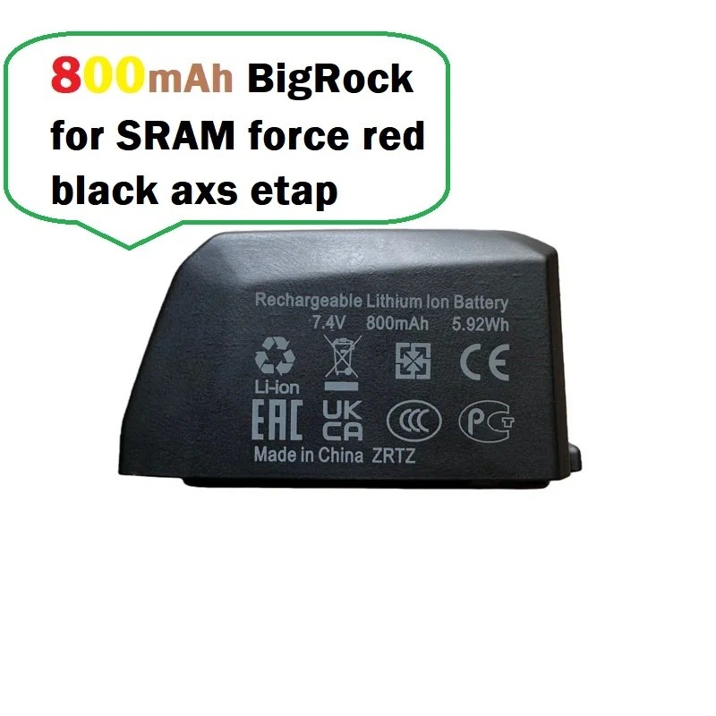 ZRTZ 800mAh BigRock สําหรับ SRAM force red black axs etap Battery