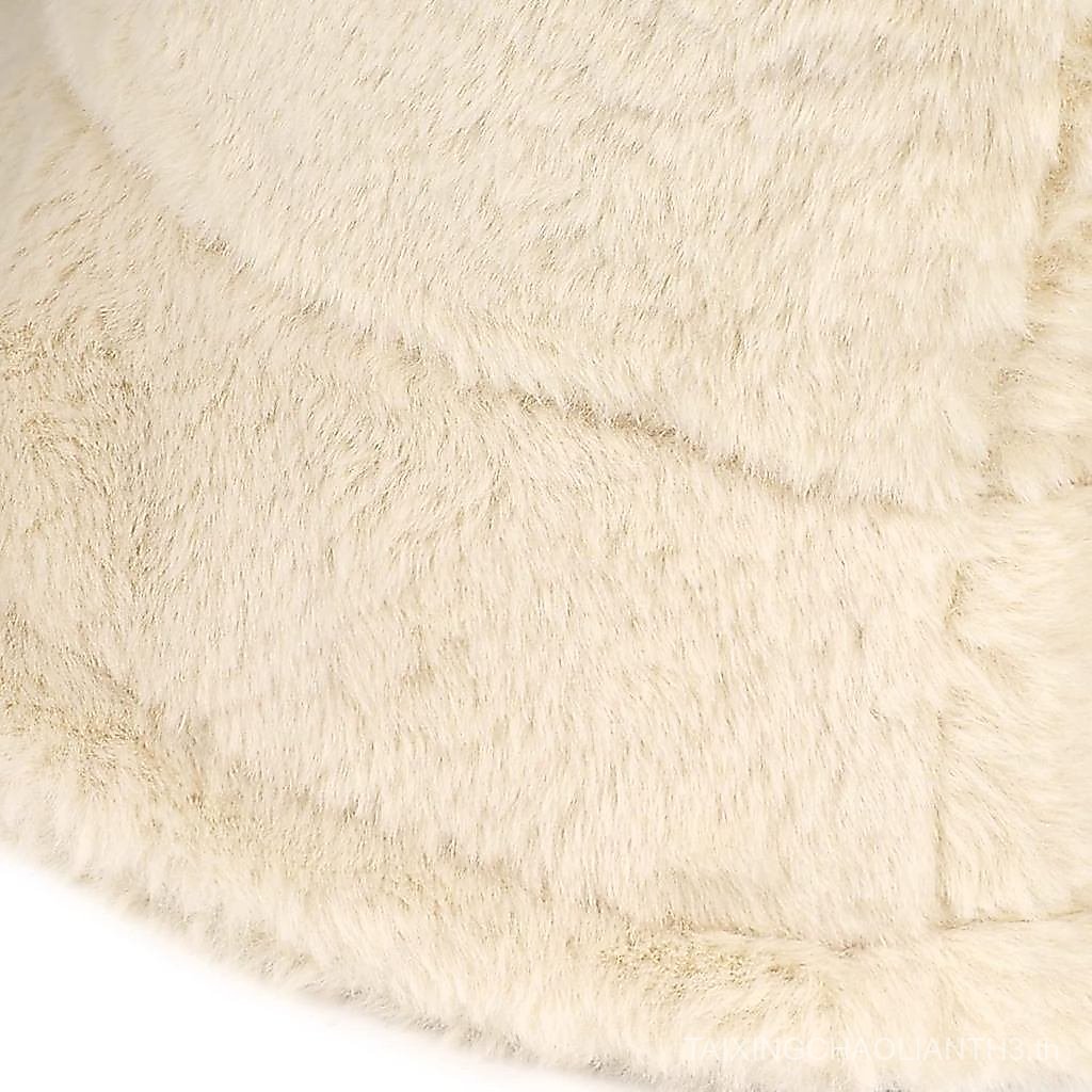 Umeepar Winter Faux Fur Fuzzy Bucket Hat หมวกอุ่นปุยสําหรับผู้หญิงผู้ชาย
