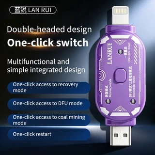 Lanrui V587 Professional ซ่อมโทรศัพท์กล่องวิศวกรรม Auto Switch One-Click Reboot Fix Stuck หน้าจอ Boot Loop ลบแบตเตอรี่เครื่องมือ