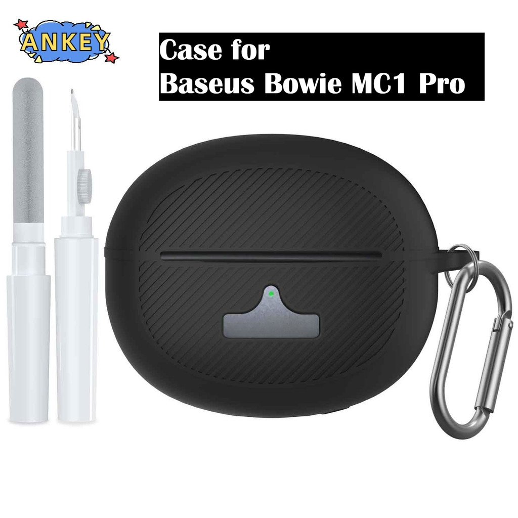 Compatible Baseus Bowie MC1 Pro Bluetooth Earphones Silicone Protective Case for Baseus Bowie MC1 Pr