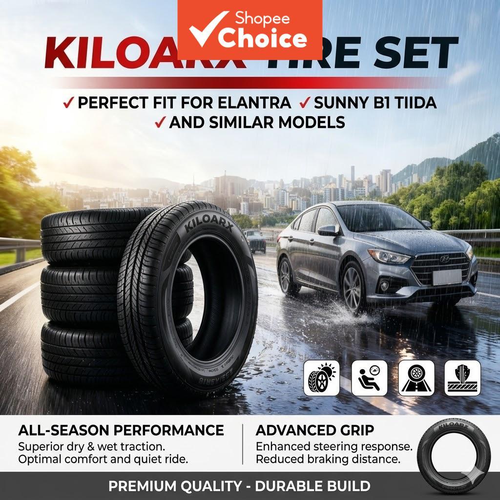 Kiloarx 215/70r15 1 ชิ้น Heavy Duty Long Life ยางรถยนต์จัดส่งฟรี