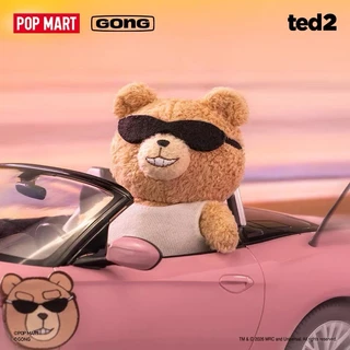 POPMART POPMART Resonance < Ted2 > ตุ๊กตาหมี Baby Ted Movable Plush Pendant Mystery Box
