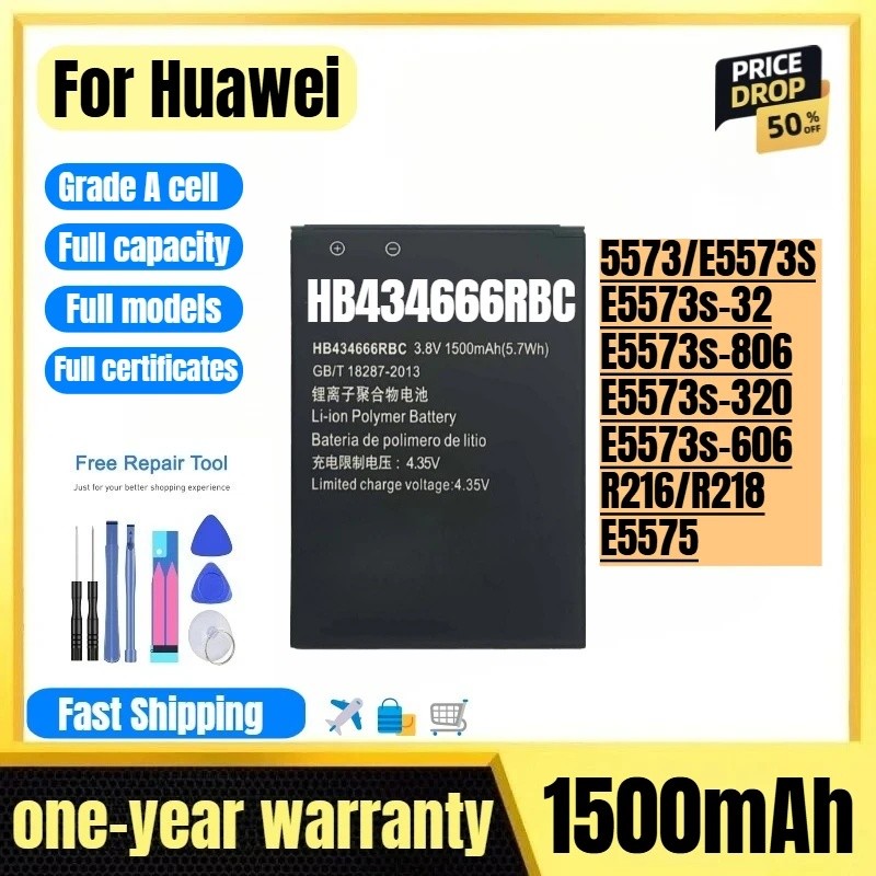 HB434666RBC สําหรับ Huawei 5573/E5573S/E5573s-32/E5573s-806/E5573s-320/E5573s-606/R216/R218/E5575 Ro