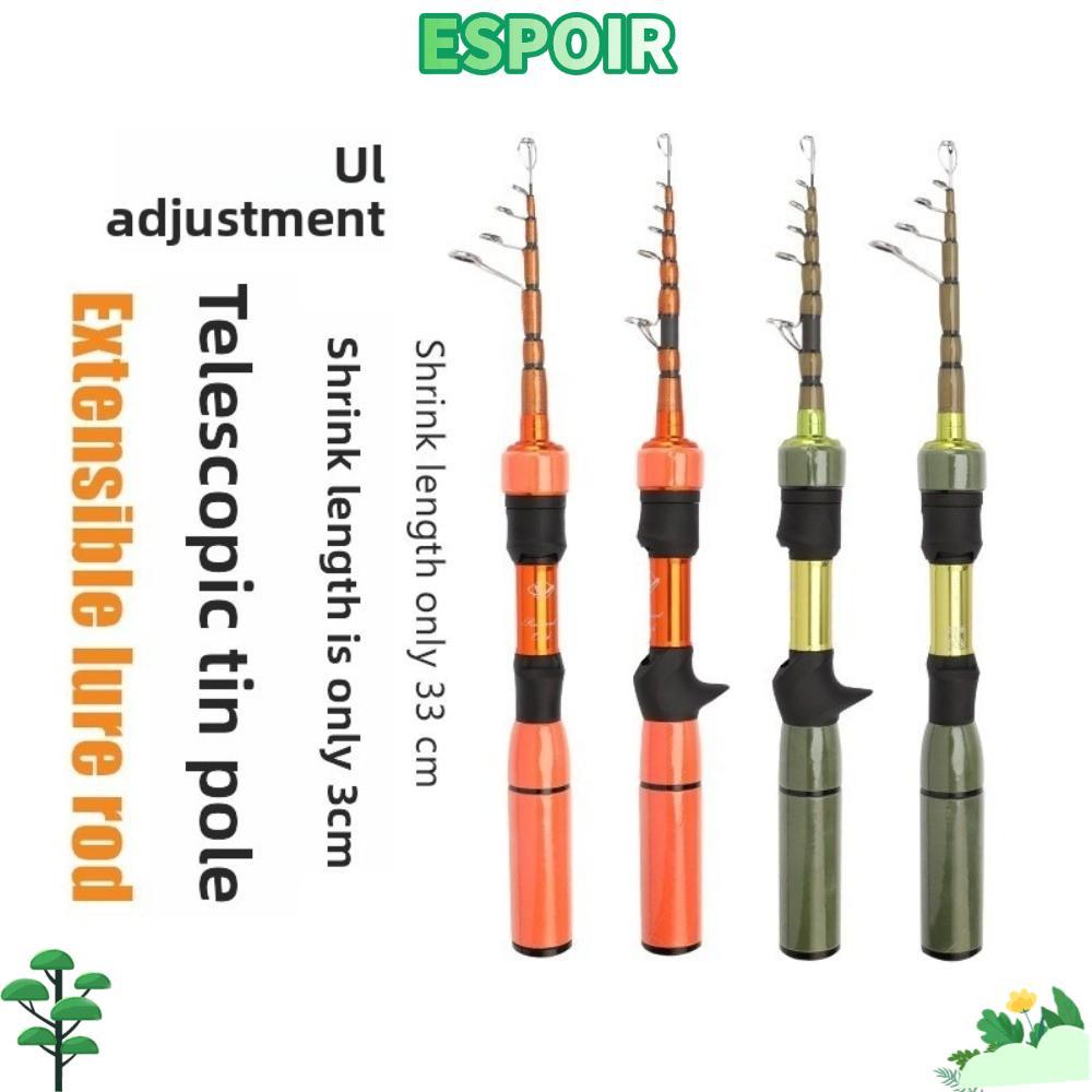 IESPOIRHA UL Fishing Rod, Ultra-Fast Action Compact Contraction Bass Fishing Rod, Fishing Light Desi