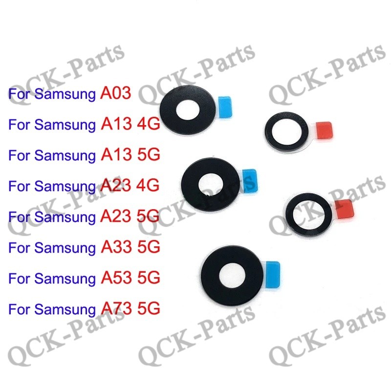 เปลี่ยนกระจกเลนส์กล้องด้านหลังสําหรับ Samsung Galaxy A03 A13 A23 A33 A53 A73 4G 5G
