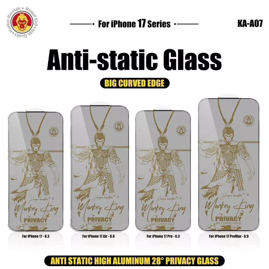 [MINIMAL 10 ชิ้น] KA - A07 TEMPERED GLASS SPY MONKEY KING FOR TECNO SPARK GO 2023 10 10C 20 20 NFC 2