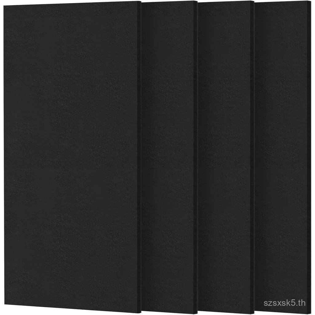 TONOR แผงอะคูสติกขนาดใหญ่ Self-Adhesive, 4PCS 44.1" x 21.7" แผงดูดซับเสียง, แผงผนังอะคูสติกสําหรับตก