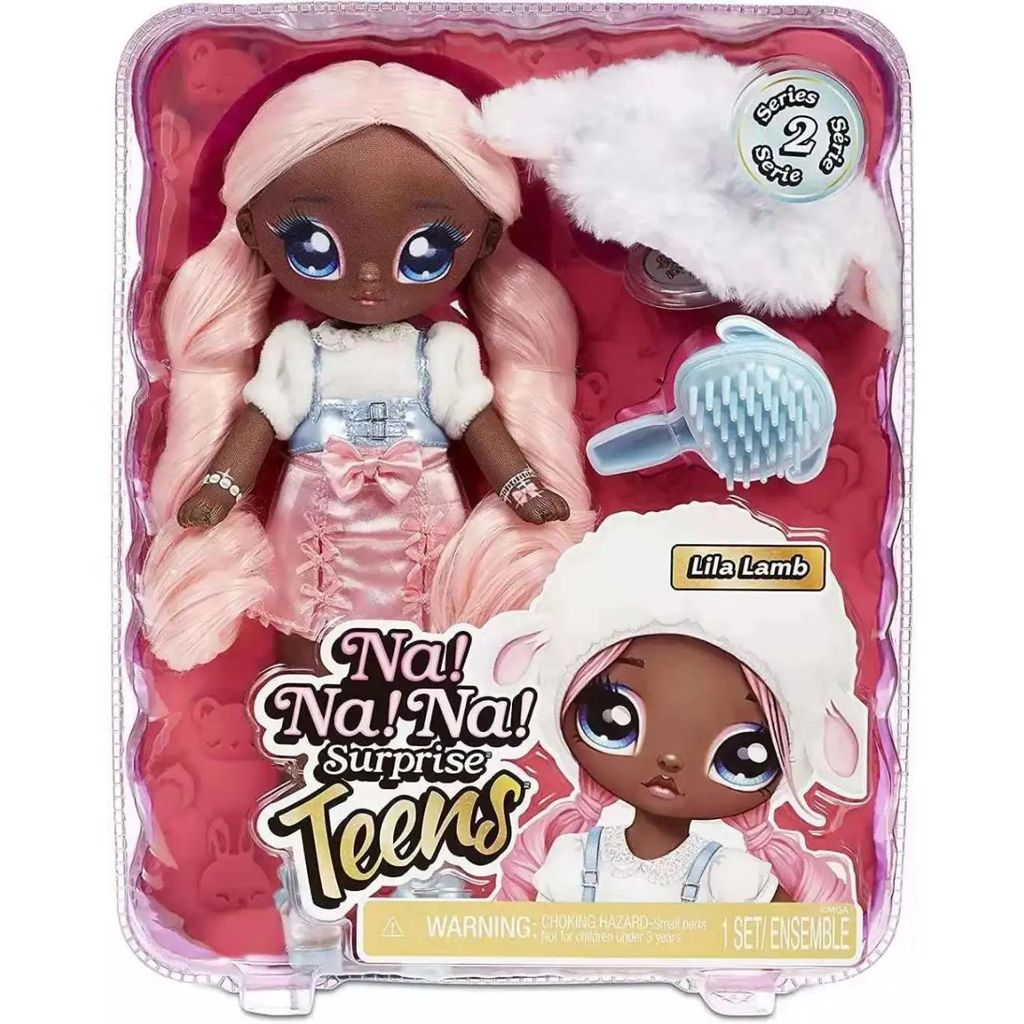 Surprise Nanana Shiny Version Fashion Muppet Doll Hairdressing Doll Bom Girl พร้อมหวี Muppet Toy