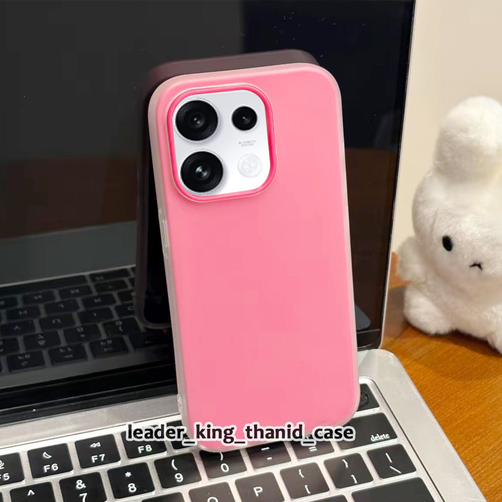เคส ใช้ สำหรับ Oppo Reno16F Reno16 Reno16Pro Reno 16 16F 16Pro A6C A6 A6S A6X ตรงร่น เคสซิริโคน สีพื้นพาสเทล 057