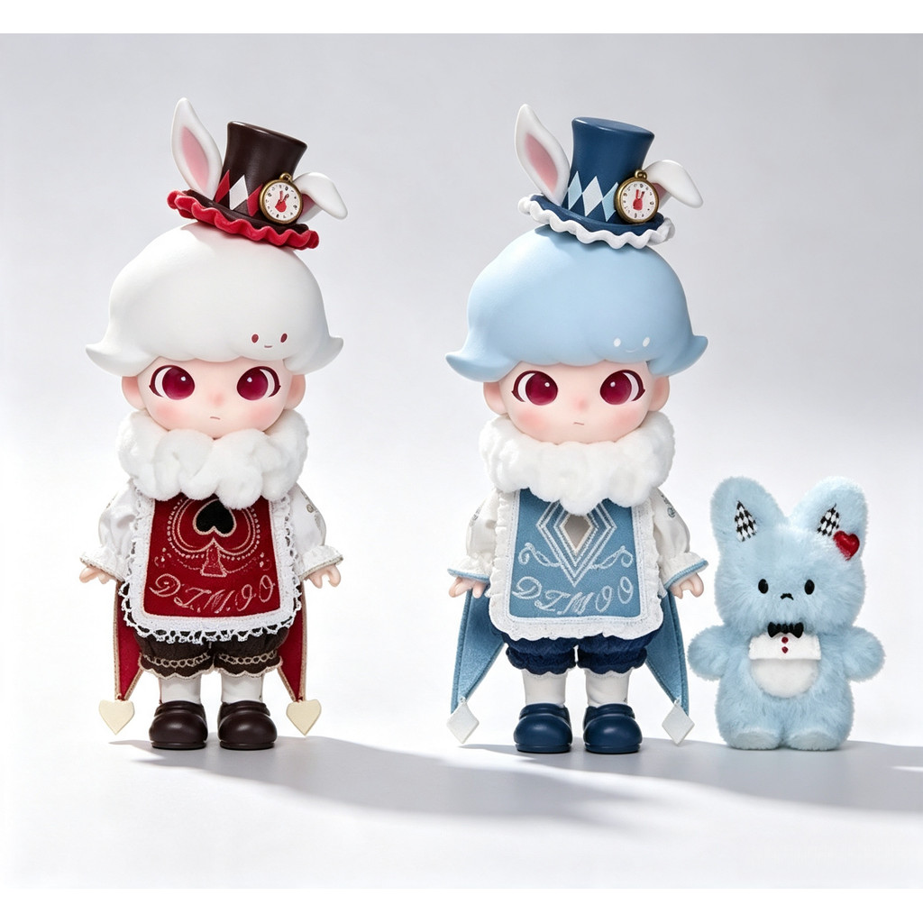 P POPMART DIMOO Fairy Tale Wonderland 1/8 Action Figure อินเทรนด์เล่น Blind Boxed อุปกรณ์เสริม
