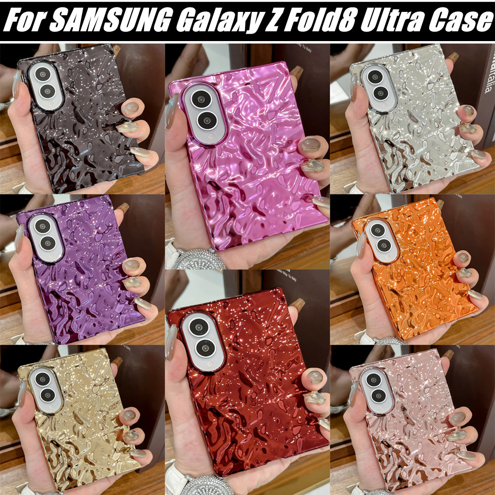 ใหม่สําหรับ 2026 Samsung Galaxy Z พับ 8 Z พับ 8 Ultra Z พับ 7 Z 6 เคสโทรศัพท์พับกรณี Solid-สีเคลือบด
