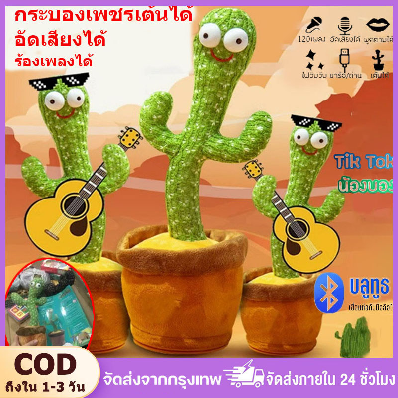 กระบองเพชรเต้นได้  พูดตามได้ เต้นกระบองเพชร กระบองเพชรเต้นได้ กระบองเพชรพูดได้120เพลง Tiktok