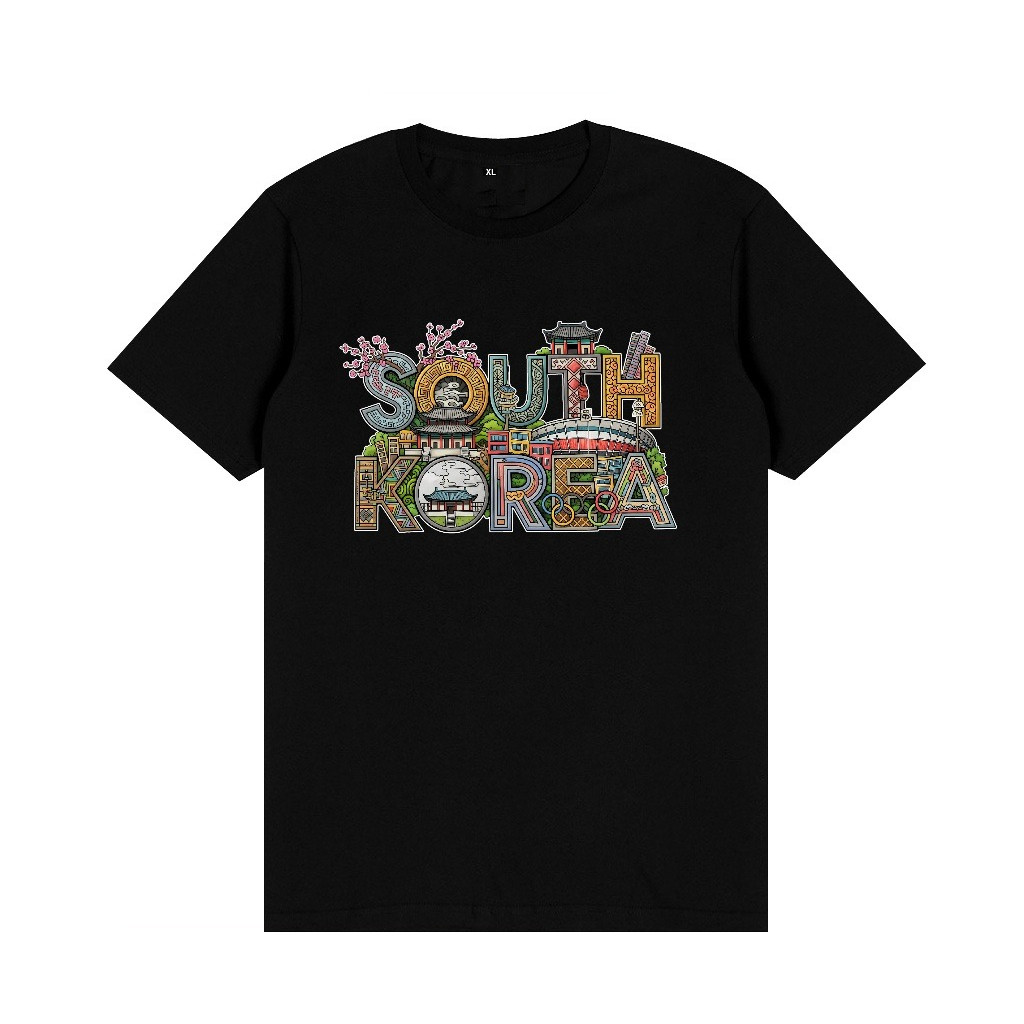 เสื้อยืด SOUVENIR BY SOUTH KOREA SOUTH KOREA A