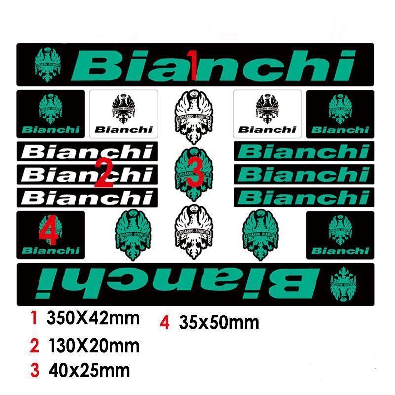 Bianchi-5 Bianchi-5 Bianchi สติกเกอร์กรอบจักรยานเสือภูเขาสติกเกอร์เปลี่ยนสีจักรยานเสือหมอบอัพเกรดสติ