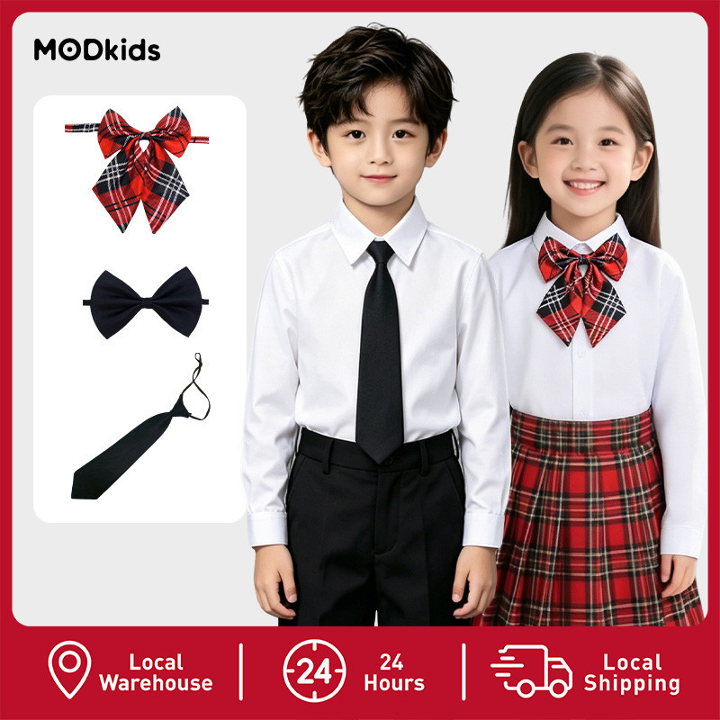 [Back To School] เนคไทและโบว์เด็กใส่ง่าย สำหรับเด็กผู้ชาย-ผู้หญิง คุณภาพดี สำหรับโรงเรียน