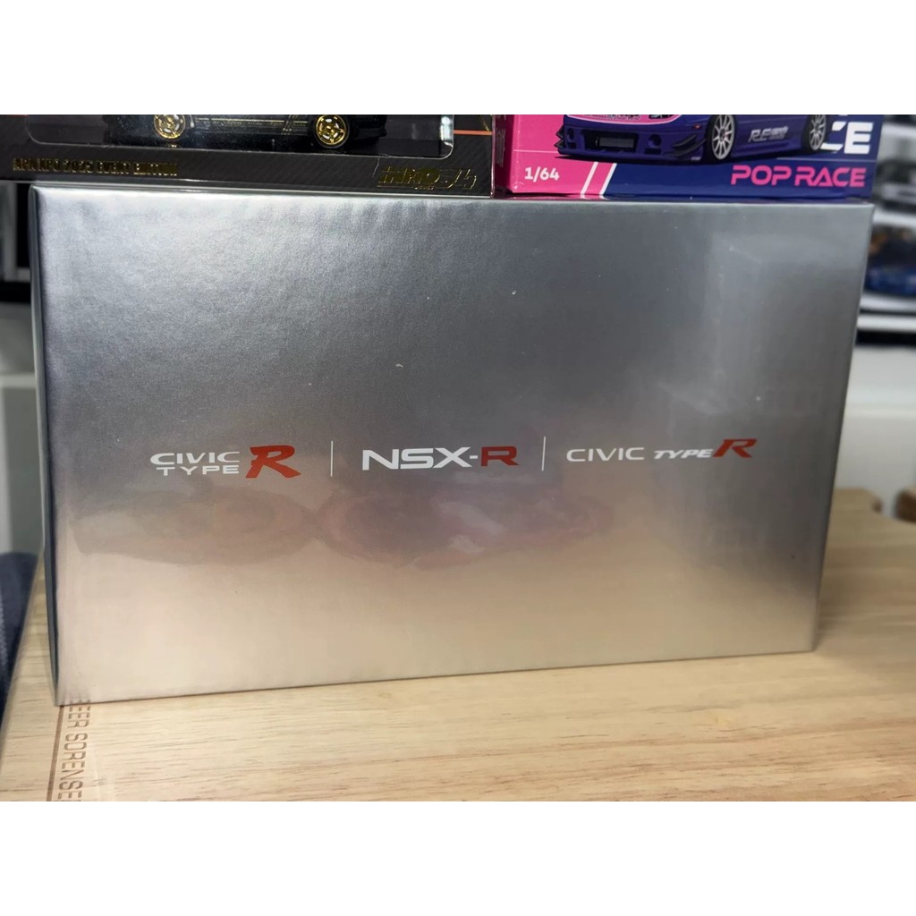 MH2025 Foshan Exhibition Limited Three Car Set 1: 64MotorHelix Civic type R (FL) NSX type R Civic ty