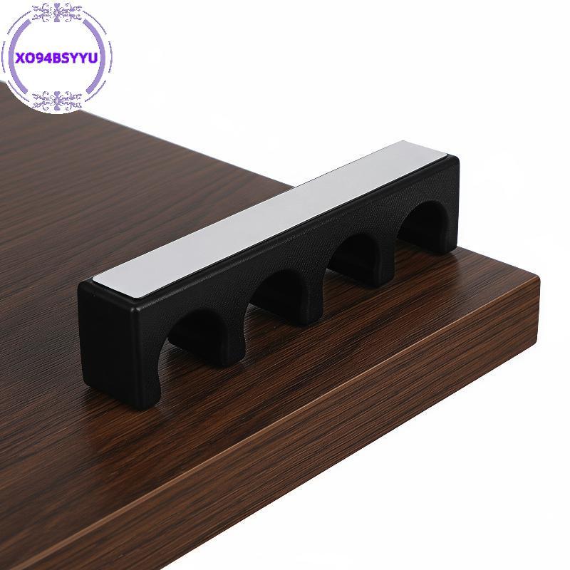 Xo94bsyyu 4-Slot Pool Cue Holder ตารางแนวตั้ง Snooker Cue Ra Multi Scenario ใช้สําหรับเพื่อนครอบครัว