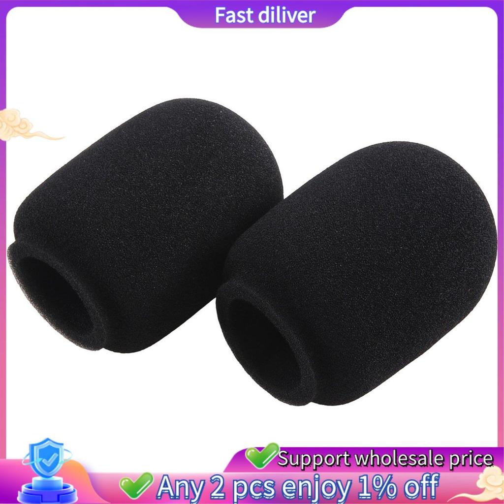 2 ชิ้นกรองกระจกไมโครโฟนฟองน้ําโฟมสําหรับ PGA27 27 SM 7B Mic เปลี่ยนฟองน้ํา