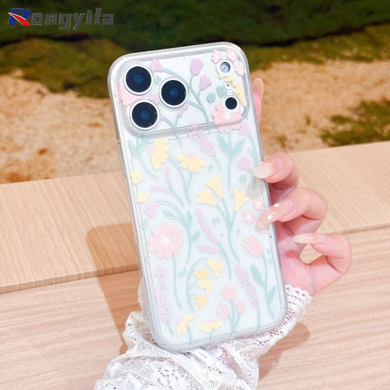 การ์ตูนดอกไม้เคสโทรศัพท์สําหรับVivo Y04 Y04S Y03 Y02 Y02s Y02A Y02T Y01 T4R T4X T2X T3 Lite T1 T1X Y