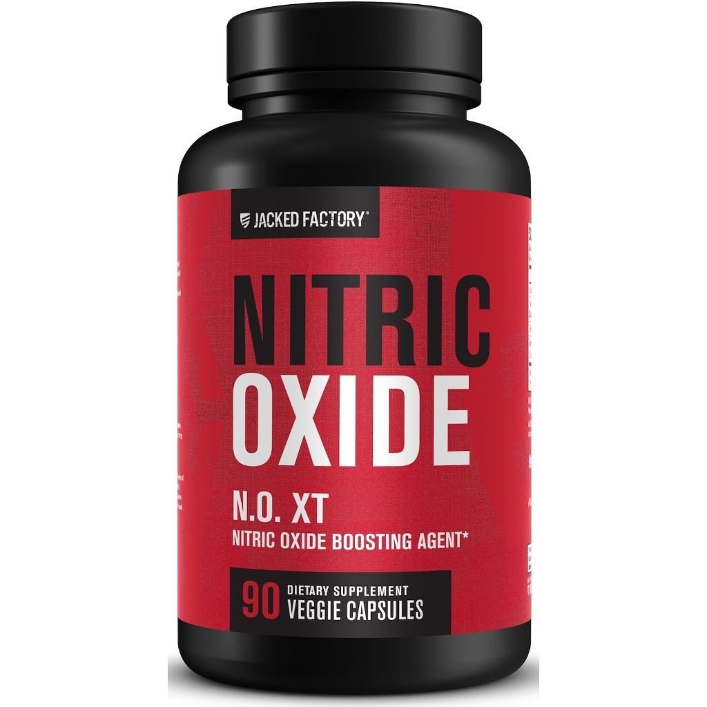 JackedFactoryNOXTNitricOxides90CapsforMenw/NitrosigineLArginineLCitrullineforPumps&Vasularity-PreWor