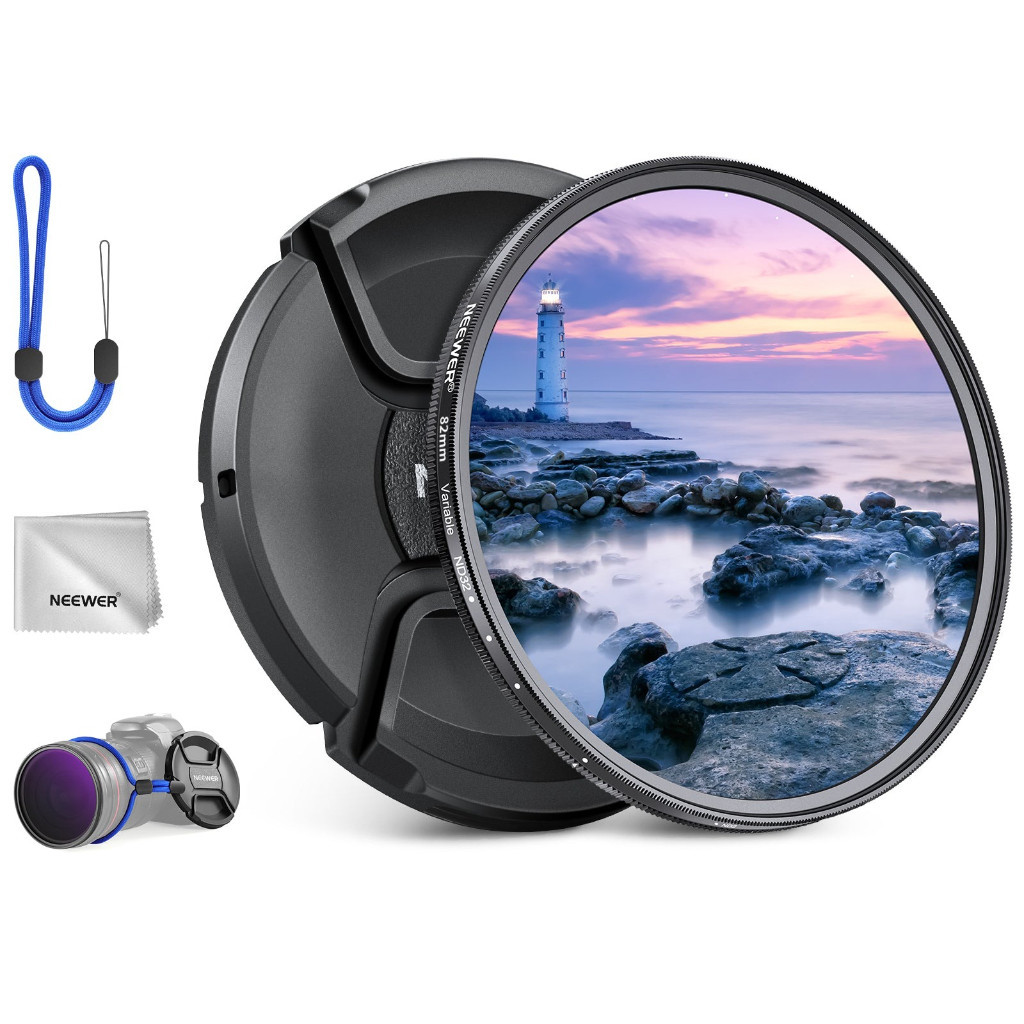 NEEWER ND2-32 Variable ND Filter 58/67/72mm ฟิลเตอร์กล้อง มือถือ ลดแสงได้ 1-5 สต็อป ถ่ายภาพ วิดีโอ
