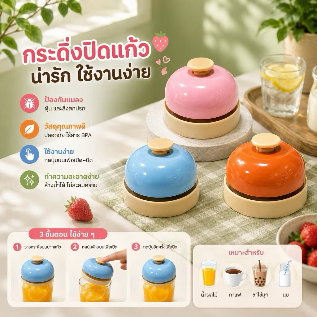 แบรนด์กริ่งกด กระดิ่งตบ กระดิ่งไลฟ์สด อย่างดี สำหรับร้านอาหารและเรียกพนักงาน