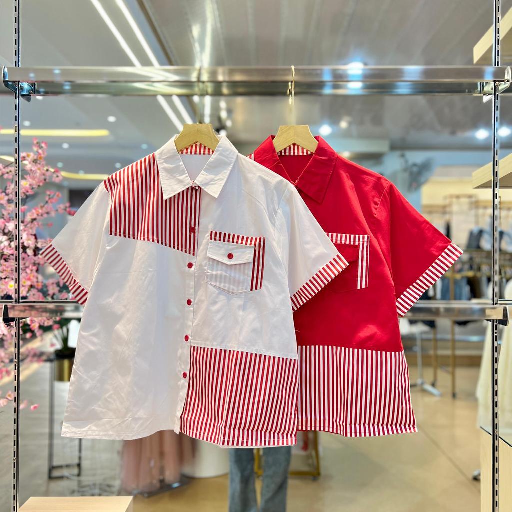 นําเข้าผู้หญิง BLOUSE TOP TW-3585