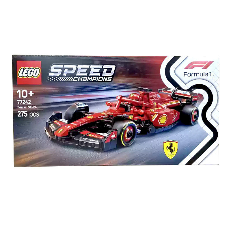 LEGO LEGO 77242 Ferrari F1 Fleet SPEED รถแข่งรถสปอร์ตเด็กประกอบบล็อกตัวต่อรถของเล่นเด็ก
