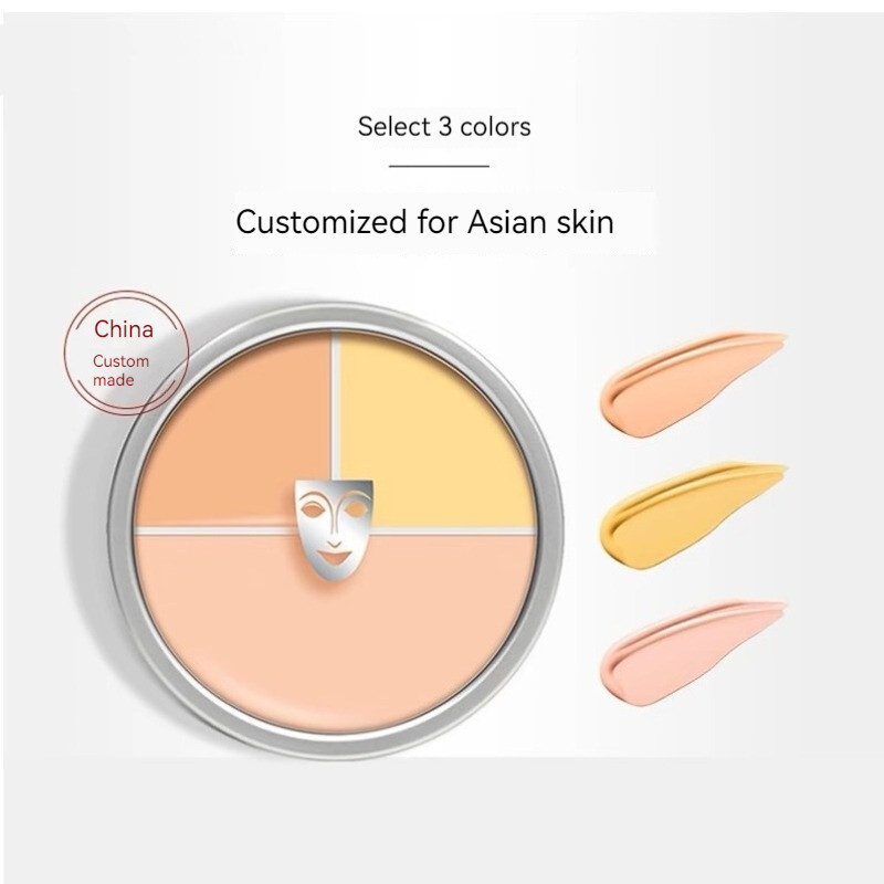 优✨Kryolan 3 In 1 คอนซีลเลอร์ 影膏หน้ากากเยอรมันจํากัดสามสีแผ่นคอนซีลเลอร์เพื่อปกปิดสิวและตาดําคอนซีลเล