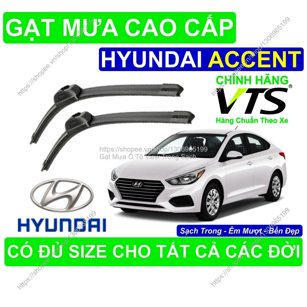 ที่ปัดน้ําฝน Hyundai Accent Nano Silicon, ที่ปัดน้ําฝน Hyundai Accent คู่, มีจําหน่ายทุกขนาดสําหรับร