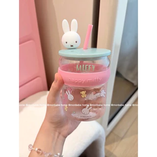 แก้วน้ำ แก้วกาแฟ ของแท้miffy🐰450ml พร้อมส่ง
