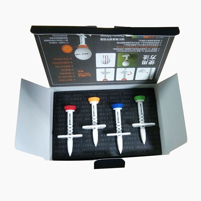 MELELINKS GOLF tee GOLF Nail GOLF Holder กล่องของขวัญ GOLF GOLF GOLF tee พลาสติก Anti-Lost j