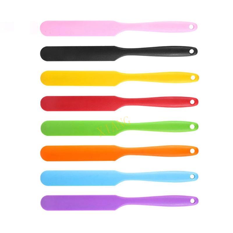 XGB ไม้พายซิลิโคนแบบยืดหยุ่นนอนสติ๊กสําหรับอีพ็อกซี่ DIY Baking Cooking Scraper