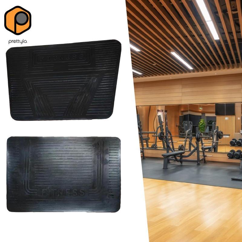 Prettyia อุปกรณ์ยิม Squat Rack Cushioning Pad ทนทานแผ่นพื้นพลาสติกสําหรับ Hack Squat Machine Lower B