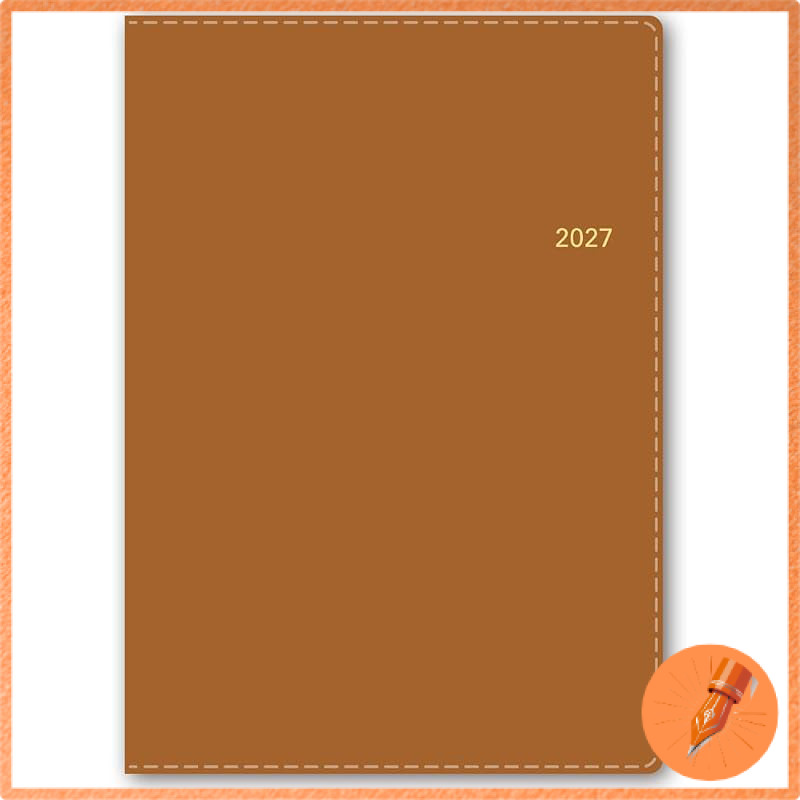 NOLTY 2027 A6 Vertical Grid Planner Diary Starting December 2026