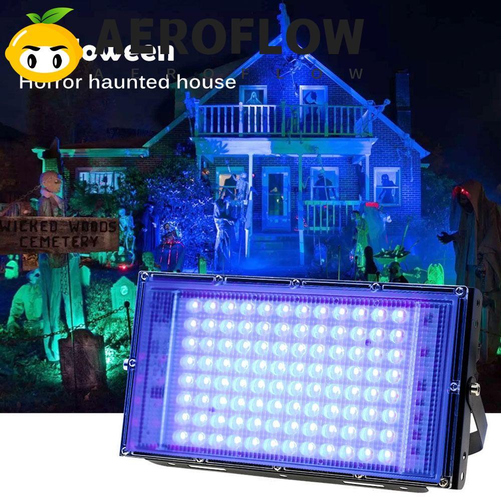 AEROFLOW UV Lamp, 50W/100W 395nm UV Floodlight, Creative Effect Light 120 Glow UV Stage Lamp Bar