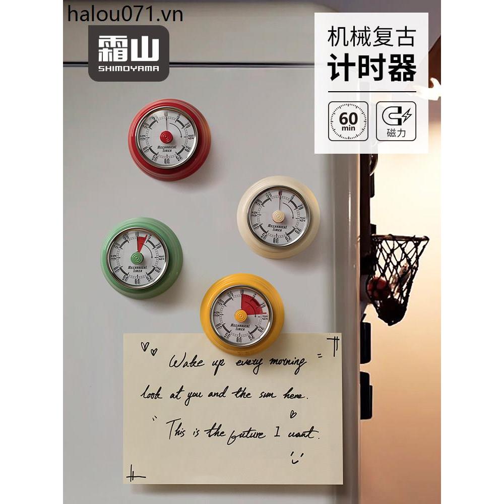 Frost Mountain Mechanical Timer Retro Learning Alarm Time Manager ทําอาหารทําอาหารเตือน Magnetic Tim