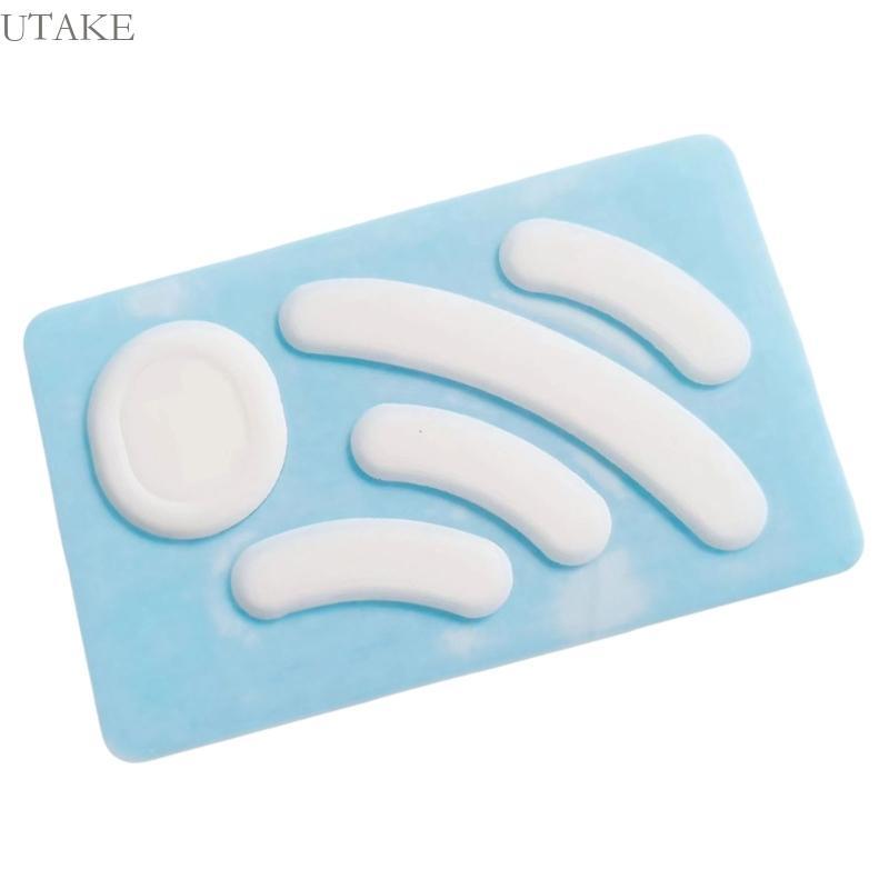 Utake 1Set ICE Edition Mouse Feet สําหรับ GPRO Mouse Feet Glides Curved Edges Mouse Feet สติกเกอร์