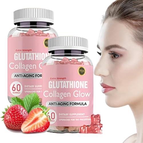 Glutathione Collagen Glow, Glutathione Collagen Glow Gummies, Collagen Gummies สําหรับฟื้นฟูผิวของคุ