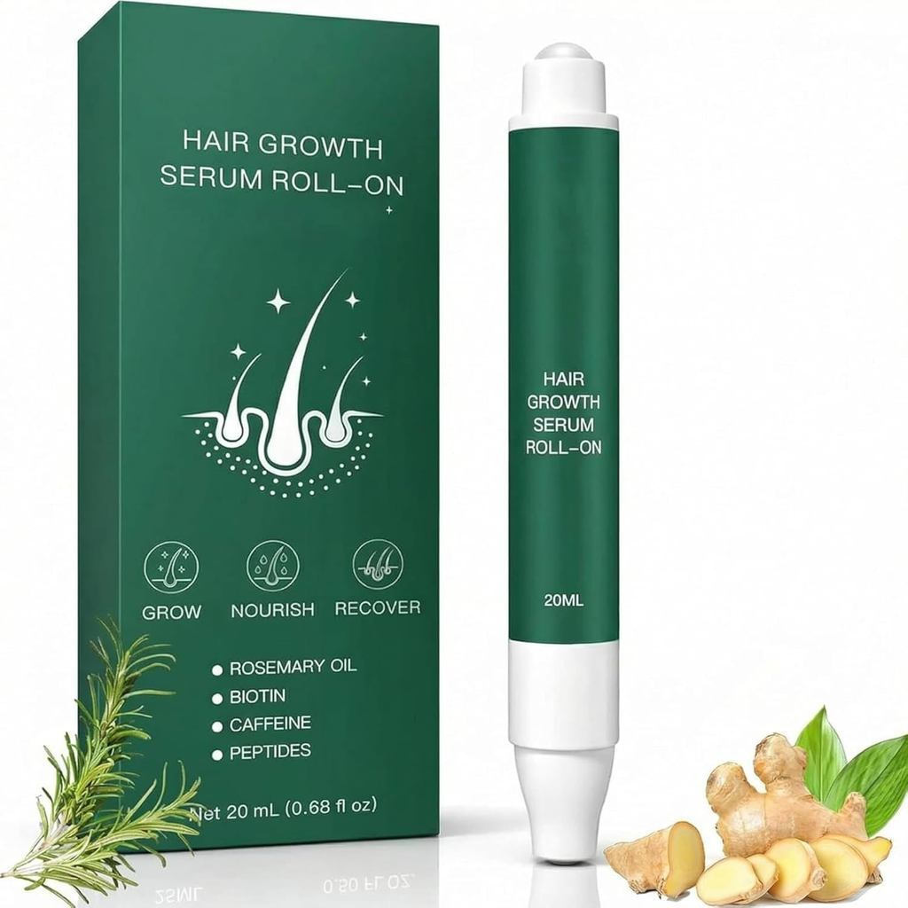 Roota Hair Care Essence Roller Ball, Roota Hair Care Essence Roller, Rosemary Hair Care Essence Roll