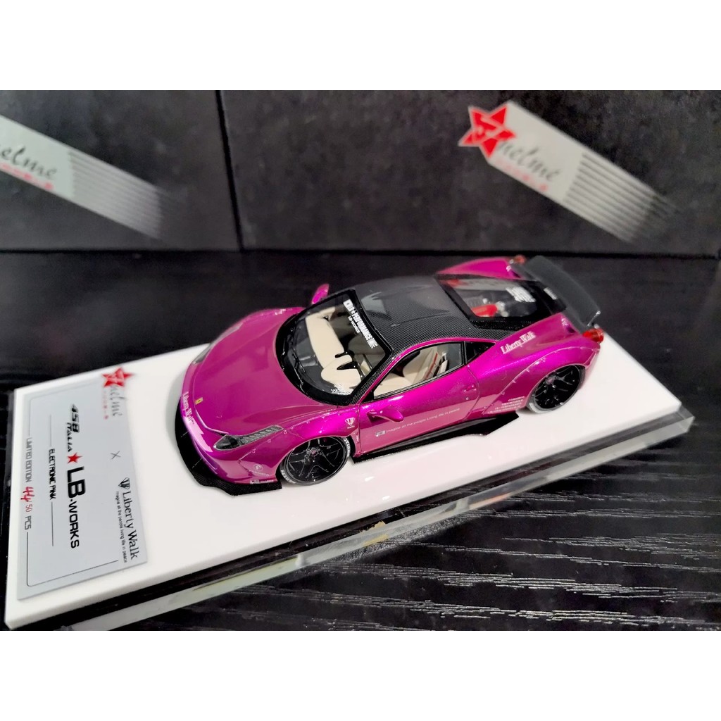 [ขายข้อเสนอพิเศษ] Fumei elme 1/43 Ferrari 458 Limited Electroplating Powder Limited 50 Number 44 Ver