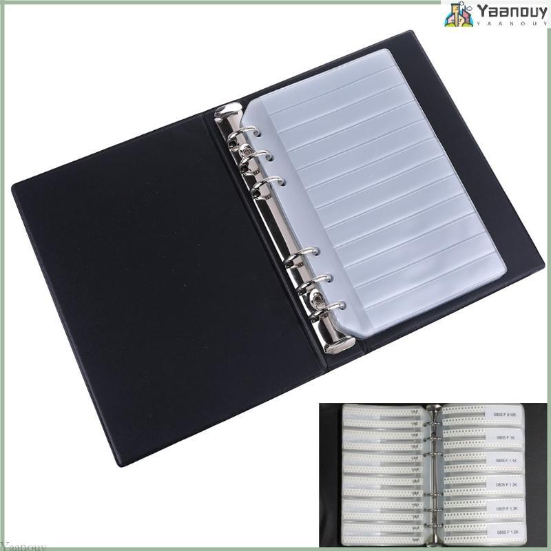 YAA หนังสือเปล่า 0201 0402 0603 0805 1206 SMD Resistor Book Capacitor Resistance Package Component ต