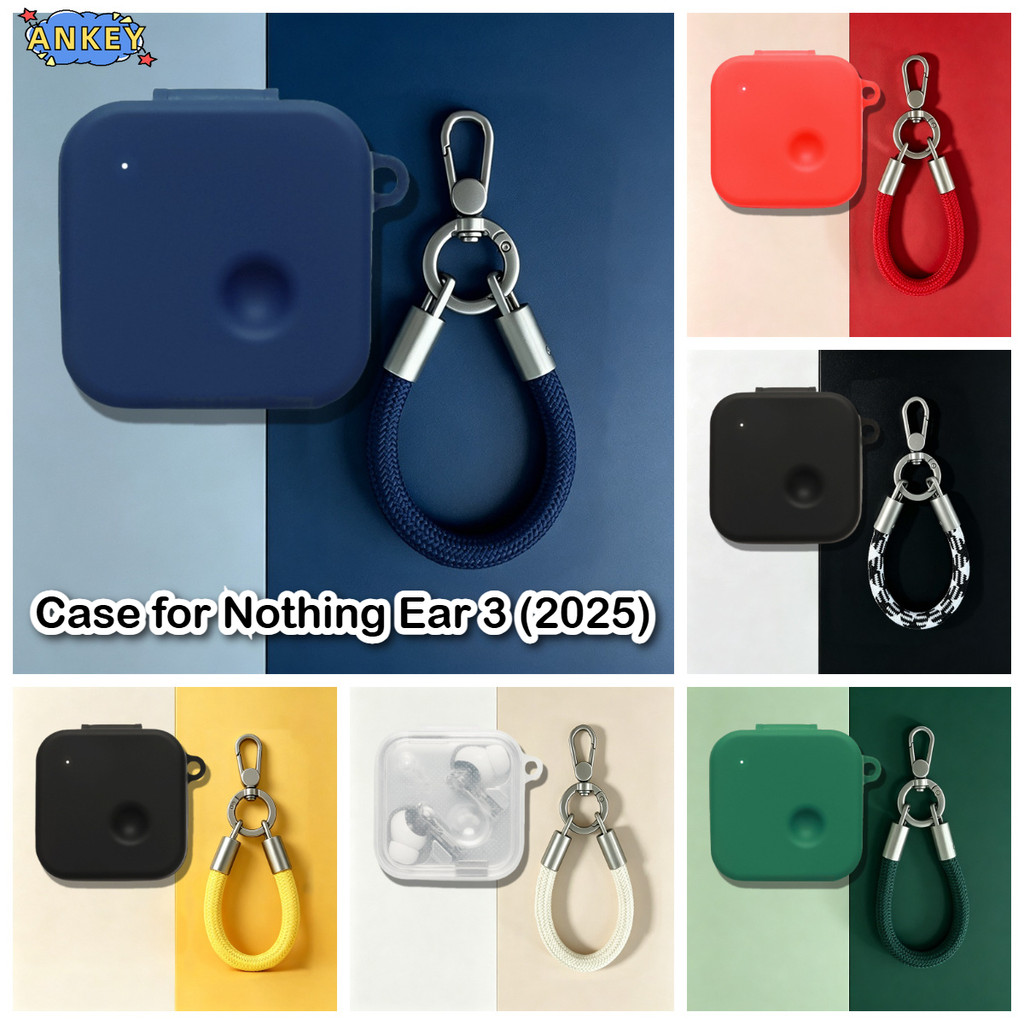 Compatible with Nothing Ear 3 (2025) Bluetooth Earphone Silicone Protective Case for Nothing Ear3 / 