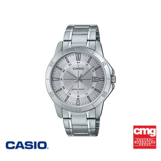 CASIO นาฬิกาข้อมือ CASIO รุ่น MTP-V004D-7CUDF วัสดุสเตนเลสสตีล สีเงิน