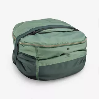 Decathlon Flexible, Insulated, Compact Cooler Box For Camping กระเป๋าเก็บความเย็นแบบนิ่ม รุ่น 100 ความจุ 30 ลิตร - Green