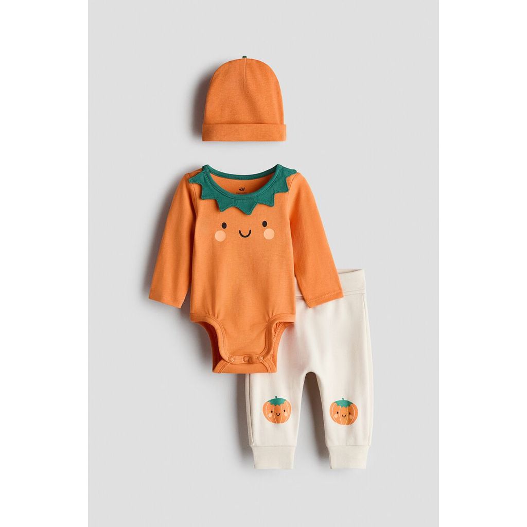 H&M(เอชแอนด์เอ็ม) ชุดผ้าคอตตอน 3 ตัว เด็กทารก 0979605_22