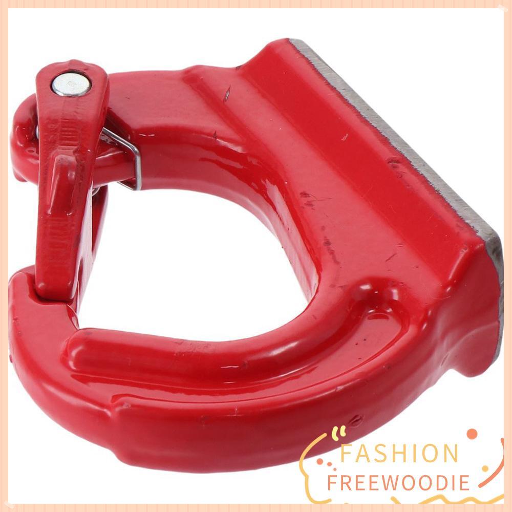 FREEWOODIE ตะขอยกสําหรับงานหนัก, ตะขอยึดเชื่อม G80 เหล็กโลหะผสมสีแดง, ความแข็งแรงสูง 2T พร้อมสลักปลอ
