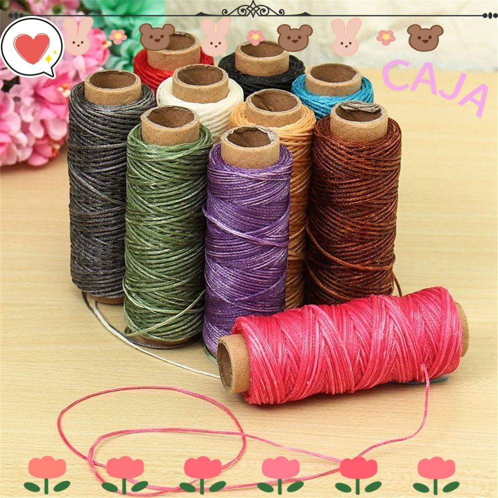 CAJA1 30m/roll เย็บสายเย็บมือ 150D DIY สายแบน